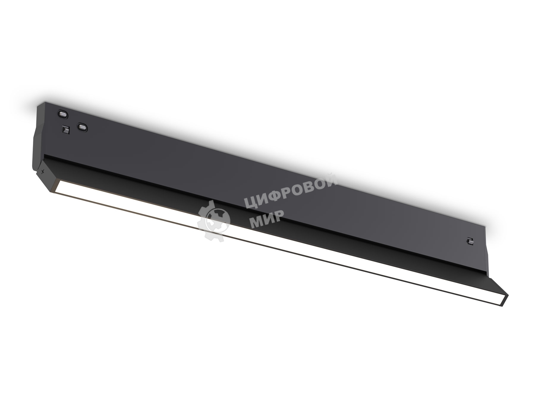 Трековый светильник GL2355 BK черный IP20 20W 3CCT 3000-6400K 48V 400*10*73