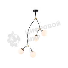 Светитльник Ambrella Light TR2575/4 BK/SB черный/бронза E27/4 max 60W D790*1120