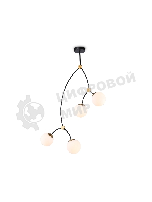 Светитльник Ambrella Light TR2575/4 BK/SB черный/бронза E27/4 max 60W D790*1120