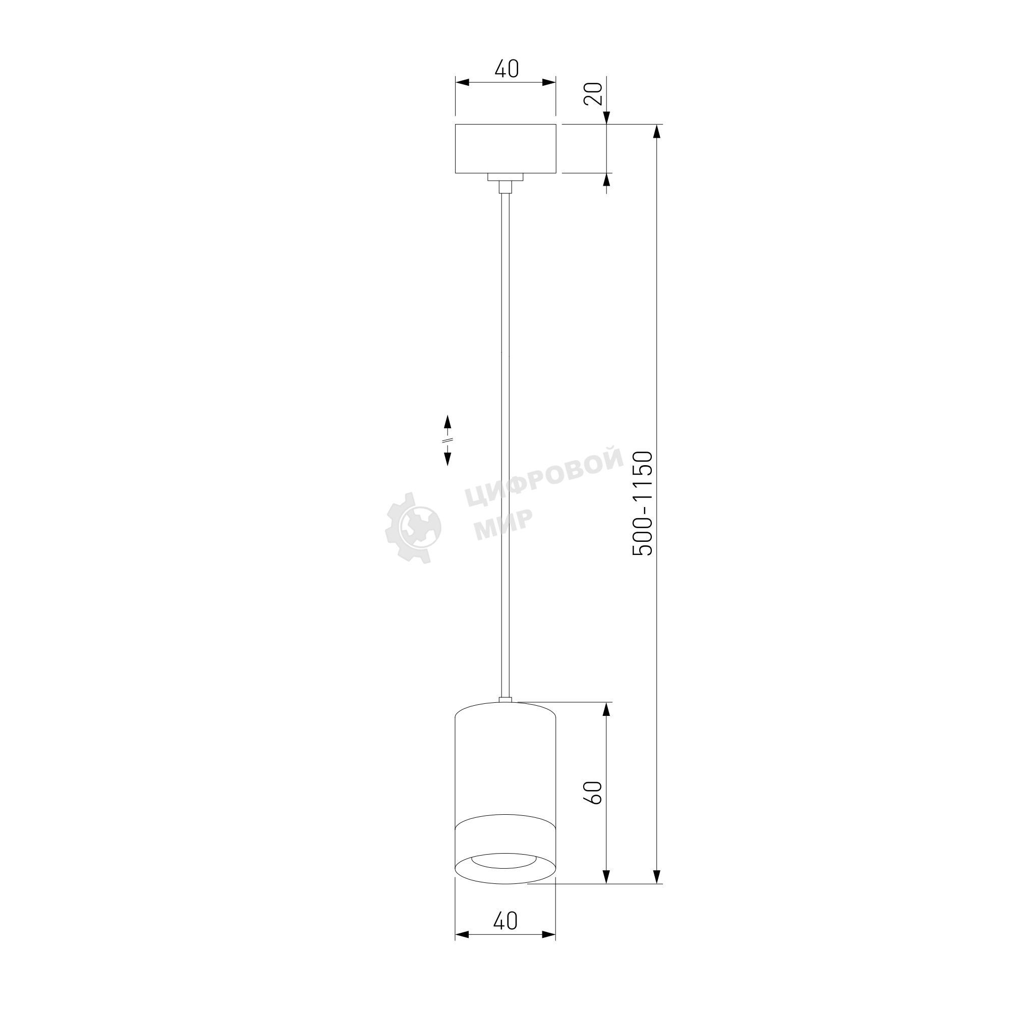 50248/1 LED / подвесной светильник/ золото