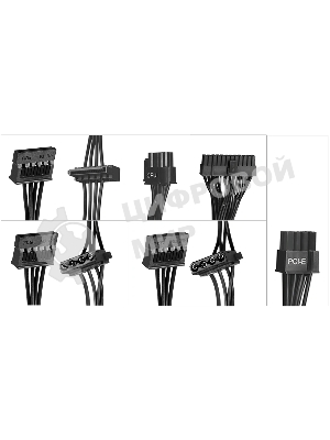 Блок питания KingPrice 550W KPPSU550, 550Вт, 120мм, немодульный, черный