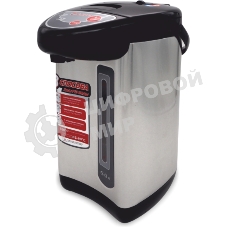 Термопот Sakura SA-336B Объем: 6,0 л. Мощность: 750 Вт. Тип управления: кнопочный. Повторное кипячение. Поддержание температуры воды: 85-90°С. Способ подачи воды: 	автоматический кнопкой, нажатием чашки, помпой. Материал колбы: нерж. сталь. Материал корпуса: металл.