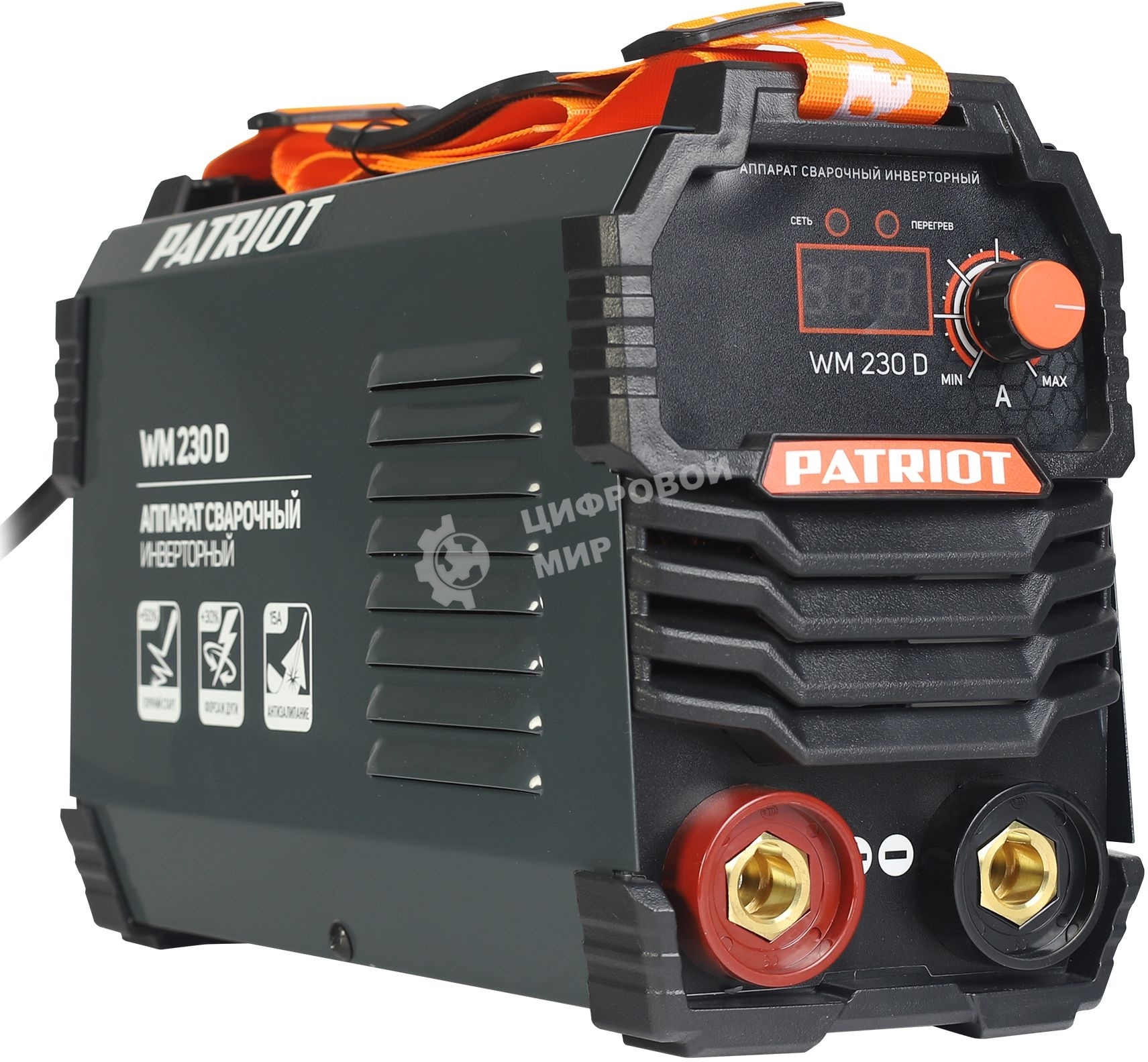 Сварочный аппарат Patriot WM230D инвертор ММА 10.7кВт