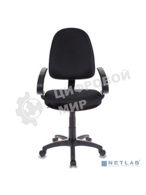 Кресло Бюрократ CH-300/BLACK черный, экокожа, 120 кг, механизм качания