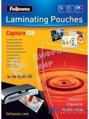 Пленка для ламинирования Fellowes, 125 мкм, A3, 100 шт., глянцевая (FS-53075)