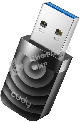 Сетевой адаптер Wi-Fi Cudy WU1300S AC1300 USB 3.0 (ант.внутр.) 1ант.