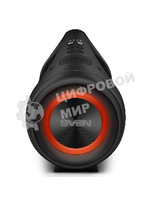 Акустическая система SVEN 370 2.0 черные (2x2W, USB, RGb подсветка)