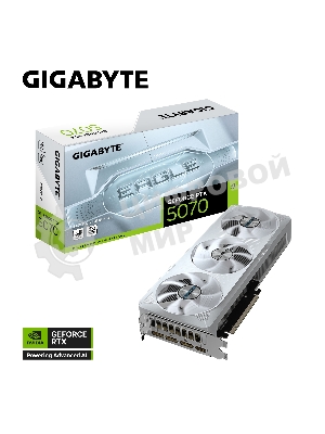 Видеокарта Gigabyte PCI-E GV-N5070EAGLEOC ICE-12GD 1.0 NVIDIA GeForce RTX 5070 12Gb 192bit GDDR7 2805/28000 HDMIx1 DPx3 HDCP Ret