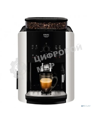 Кофемашина Krups Arabica EA811810 1450Вт черный/серебристый