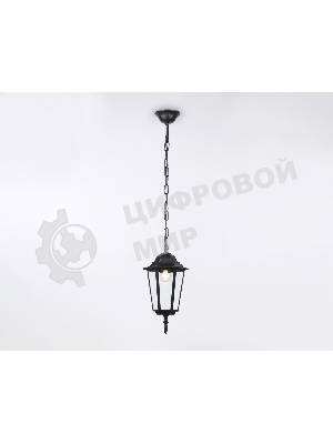 Светильник Ambrella light ST2029 BK/CL черный/прозрачный IP54 E27 max 40W D150*780