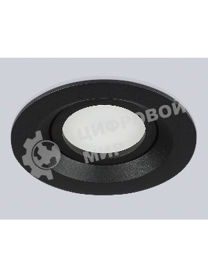 Встраиваемый поворотный точечный светильник Ambrella light TN102742 BK черный IP20 GU5.3 D95*25