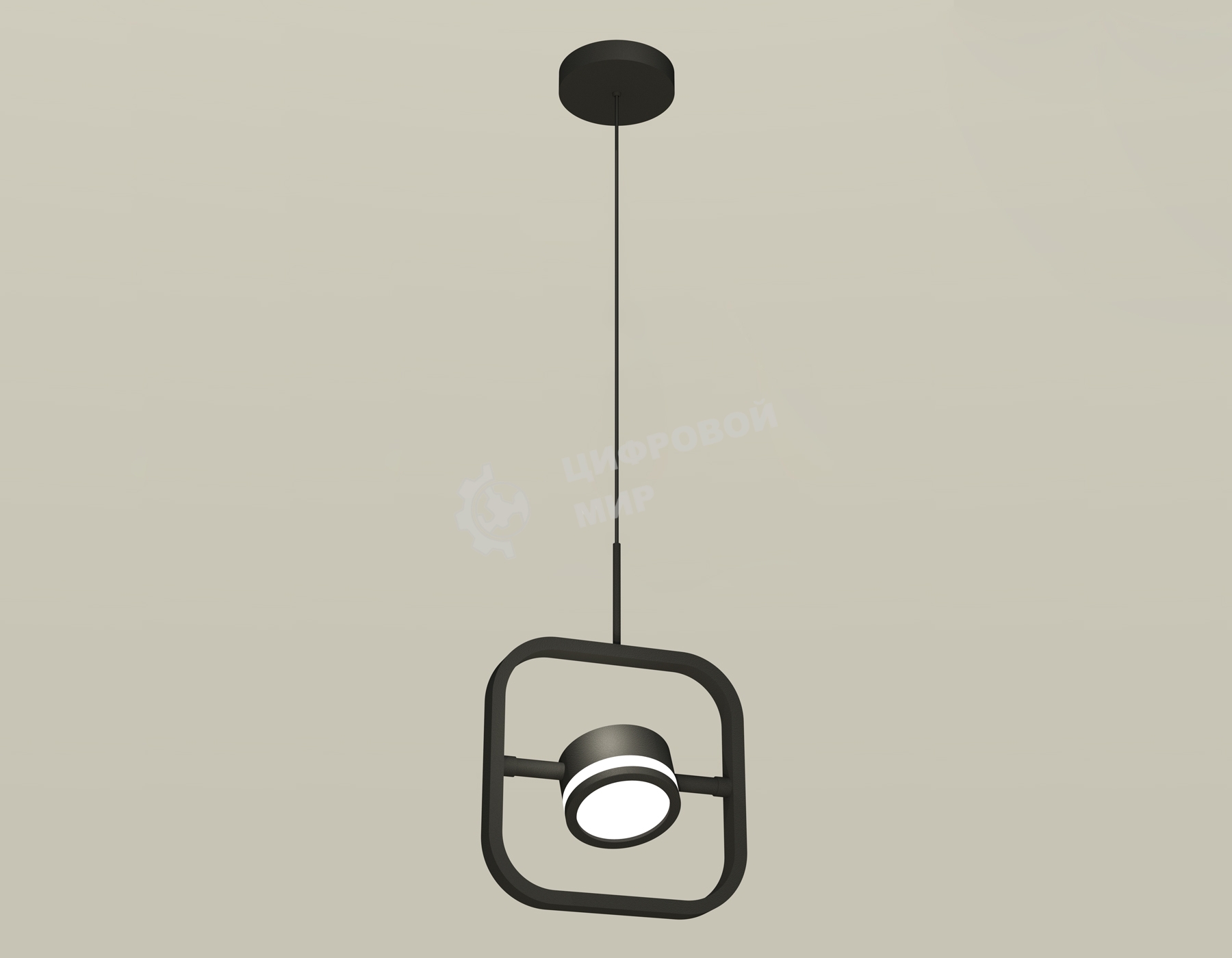 Светильник Ambrella light XB9119150 SBK/FR черный песок/белый матовый GX53 (C9119, N8415)