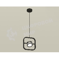 Светильник Ambrella light XB9119150 SBK/FR черный песок/белый матовый GX53 (C9119, N8415)
