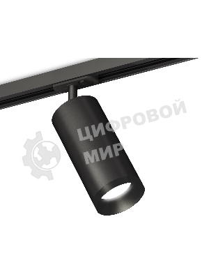 Светильник Ambrella light XT7402100 SBK/PBK черный песок/черный полированный MR16 GU5.3 (A2537, C7422, A2011, C7402, N7031)