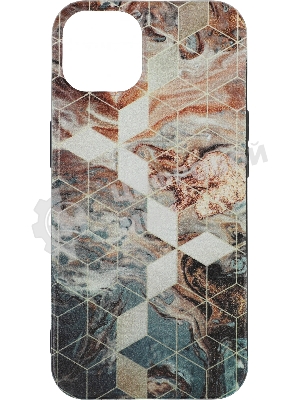 Чехол (клип-кейс) Gresso Meridian, для iPhone 13, золотистый/синий gr17aaae8888