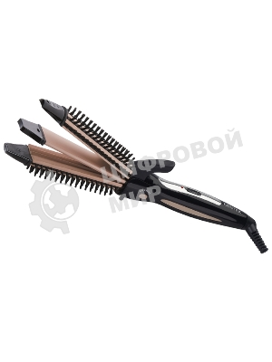 Выпрямитель для волос Centek CT-2013 черный/золотистый, 30 мм, 200 °C, 1 режим