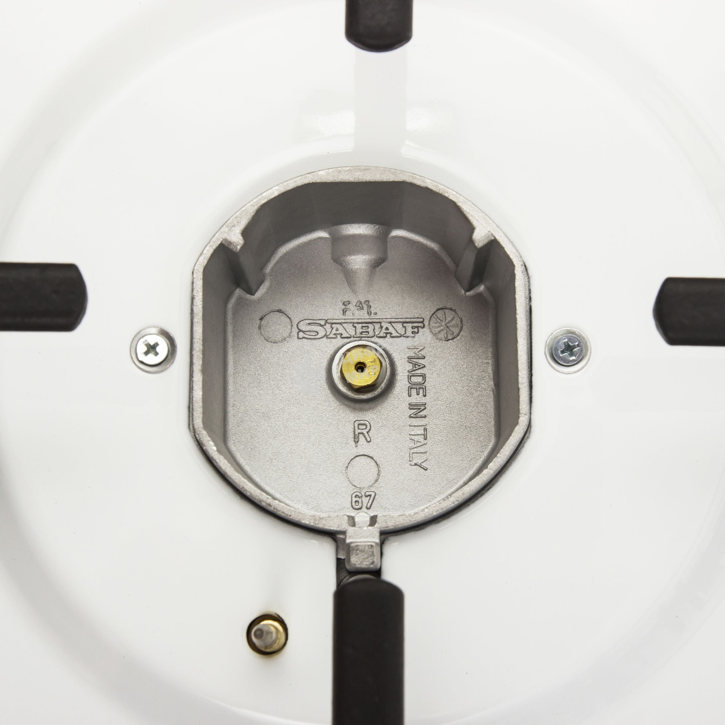 Газовая варочная панель Maunfeld EGHE.32.3EW/G, 2 конфорки, эмалированная сталь, белый