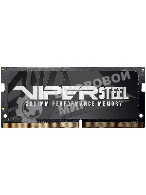 Оперативная память Patriot Viper Steel, DDR4, 8GB (1x8GB), 2666MHz, CL18, SO-DIMM