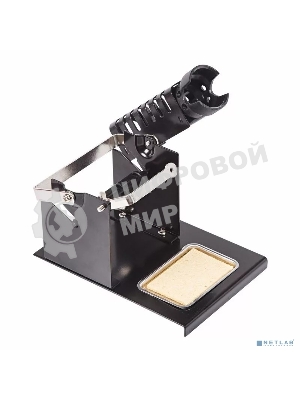 Подставка под паяльник Rexant, металл, держатель припоя, ниша, губка