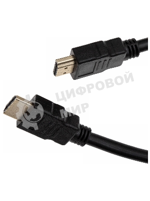 Кабель аудио-видео Cactus CS-HDMI.1.4-3 HDMI (m)/HDMI (m) 3м. позолоченные контакты черный