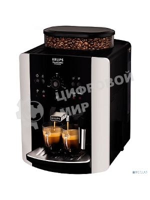 Кофемашина Krups Arabica EA811810 1450Вт черный/серебристый