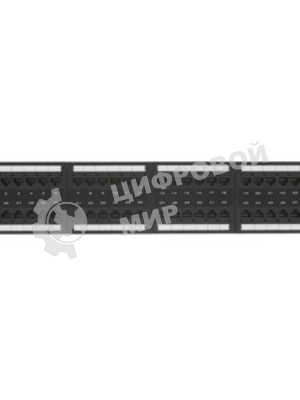 Патч-панель LANMASTER 48 портов, UTP, кат.6, 2U