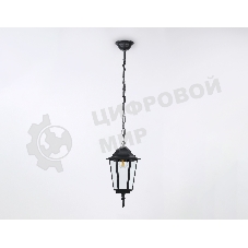 Светильник Ambrella light ST2029 BK/CL черный/прозрачный IP54 E27 max 40W D150*780