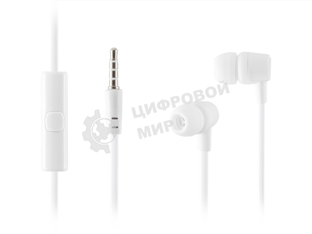 Проводные наушники Harper HV-107 белый, внутриканальные, проводной