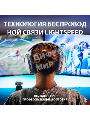 Гарнитура Logitech G435 белый, беспроводная, Bluetooth/USB, до 18 ч