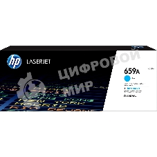 Картридж лазерный HP 659A W2011A голубой для HP LJ M856/M776 (13000 стр.)