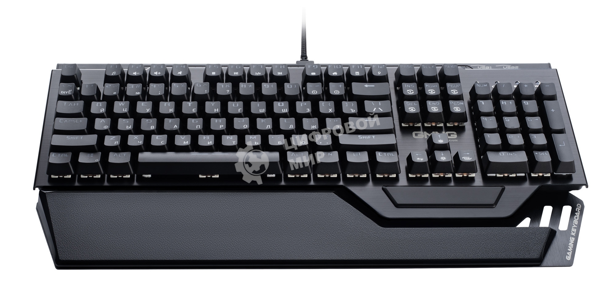 Клавиатура GMNG 985GK проводная, USB Type-A, чёрный