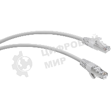 Патч-корд WRline WR-PC-RJ45-FTP-5E-2-GY F/UTP общий экран RJ-45 вил.-вилка RJ-45 cat.5e 2м серый LSZH (уп.:1шт)