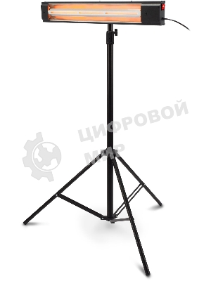 Обогреватель инфракрасный Starwind SHIRC-1020, черный, кварцевый, 2000 Вт, 25 м2