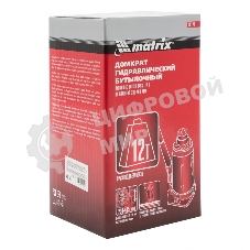 Домкрат Matrix гидравлический бутылочный 12 т h подъема 230–465мм master