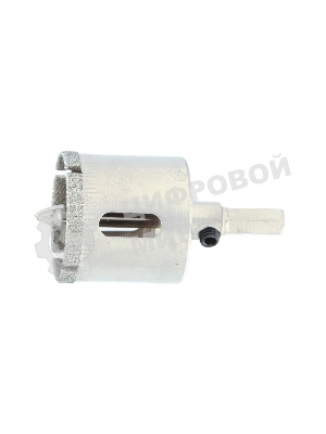 Сверло по керамической плитке и стеклу Сибртех, 32 х 55 мм, 6 гр.хв-к, с центр. сверлом