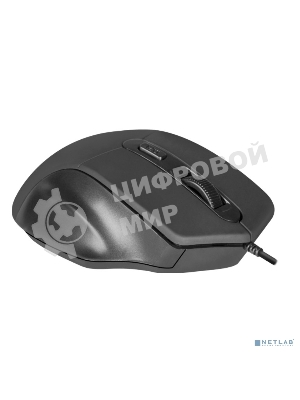 Мышь проводная Defender Datum MB-347 черный, 1600 dpi, USB, кнопки - 4