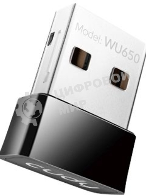 Сетевой адаптер Wi-Fi Cudy WU650 AC650 USB 2.0 (ант.внутр.) 1ант.