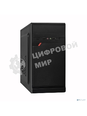 Компьютерный корпус Minitower ExeGate BAA-106-AA500 (mATX, БП AA500 с вент. 8см, 2хUSB, аудио, черный)