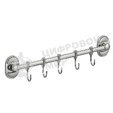 Крючок для полотенца Potato Genus 5 крючков, хром P2914-5