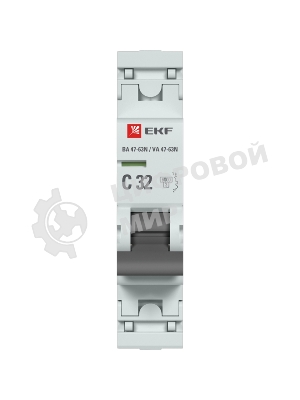 Выключатель автоматический 1п 32А (C) 6кА ВА 47-63N PROxima EKF M636132C