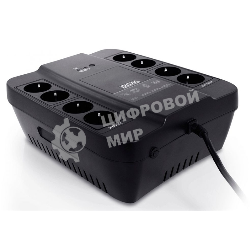 Источник бесперебойного питания Powercom Spider SPD-650N 390Вт 650ВА черный