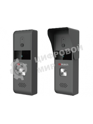 Видеопанель Hikvision DS-D100P монохромный сигнал CMOS цвет панели: темно-серый