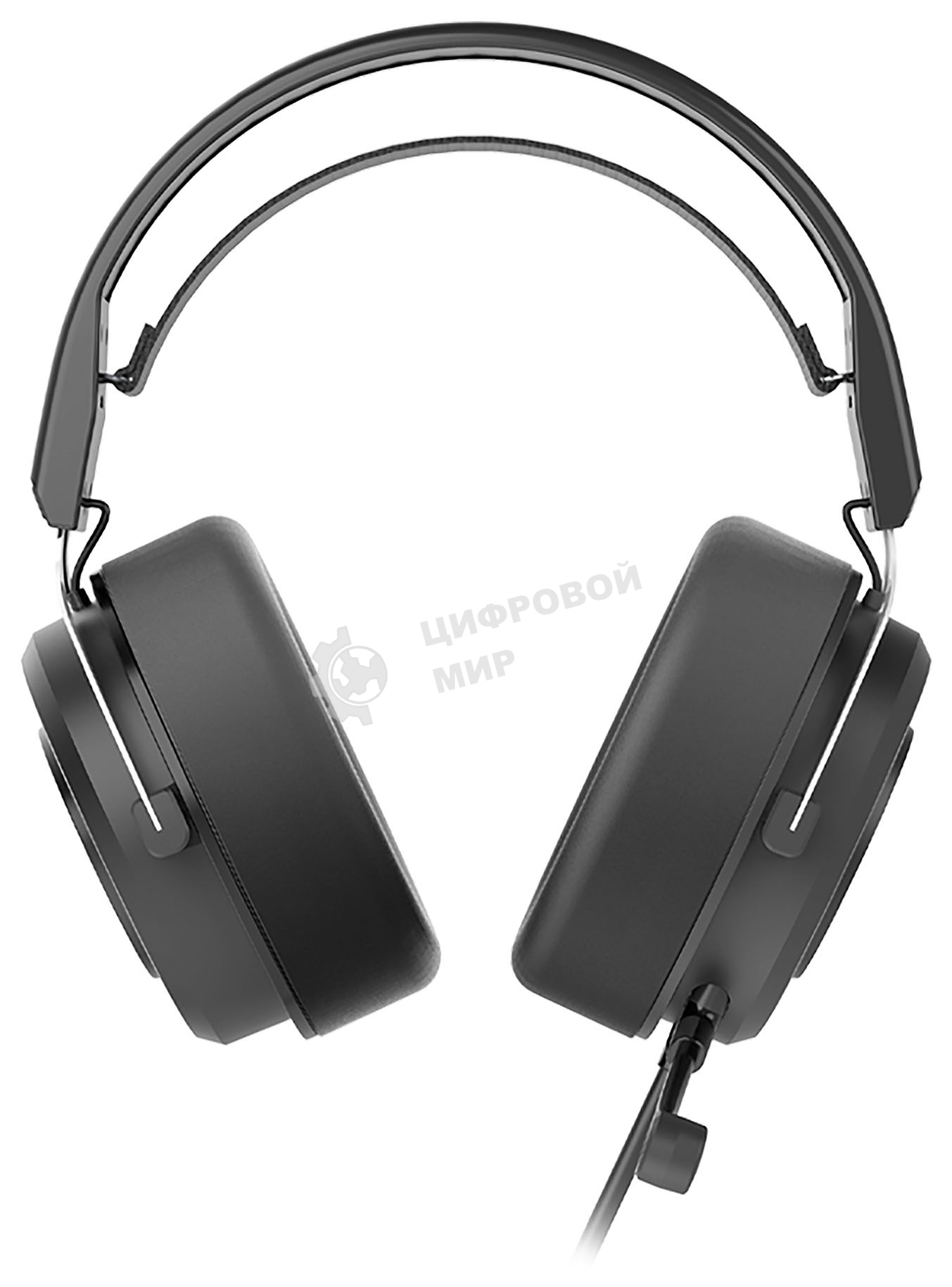 Гарнитура проводная с микрофоном A4Tech Bloody G535 черный/серебристый 2м мониторные USB оголовье (G535 (BLACK+SILVER) USB)