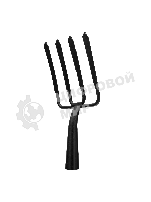 Вилы копальные 4-х рогие, 190x220 мм, широкий зуб, удлиненная тулейка, без черенка (АРТИ)