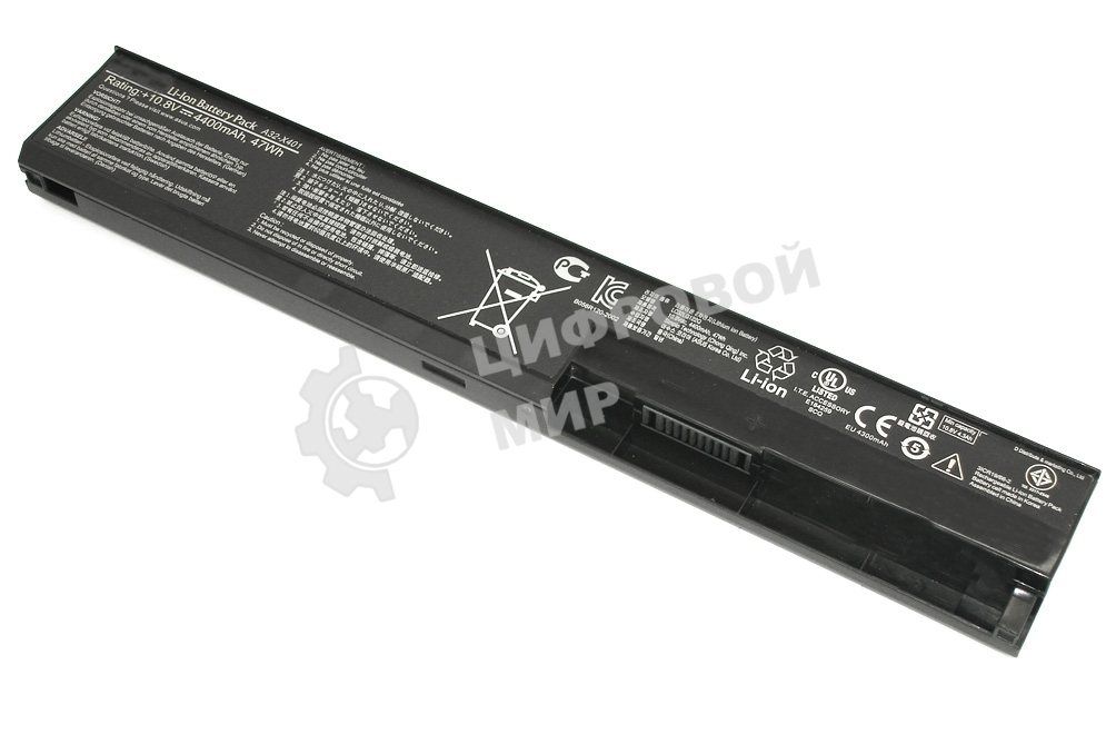 Аккумуляторная батарея для ноутбука Asus X401 10.8V 47Wh черный Orig