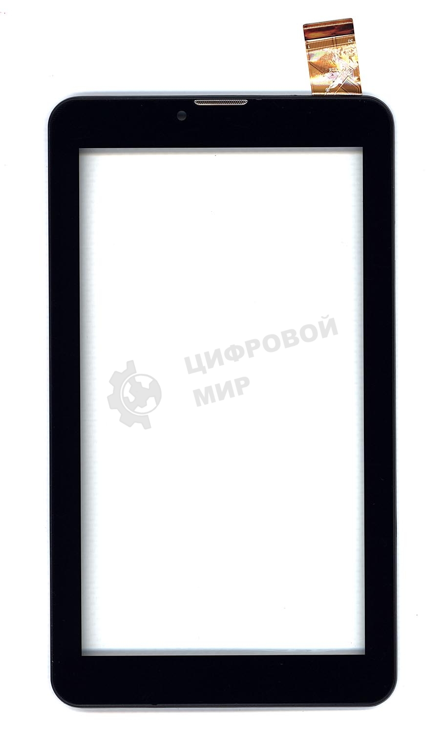 Сенсорное стекло (тачскрин) для Irbis TZ60, черное с рамкой