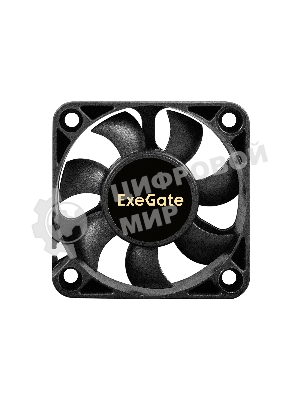 Вентилятор для корпуса ExeGate ExtraSilent ES05010S3P-5 черный, 50 мм, 5000 об/мин, 27 дБ, 3 pin