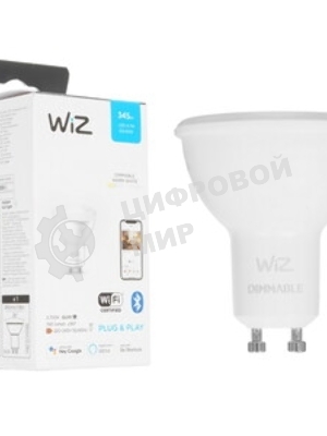 Лампа светодиодная WiZ Wi-Fi BLE 50W GU10 927 DIM 1PF/6
