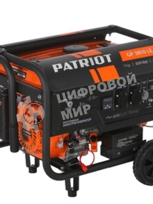 Электрогенератор бензиновый Patriot GP 3810LE, 3 кВт, 67 дБ, 49 кг