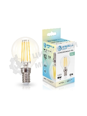Лампа светодиодная 451134 Filament LED P45 11W E14 4000K 220-240V